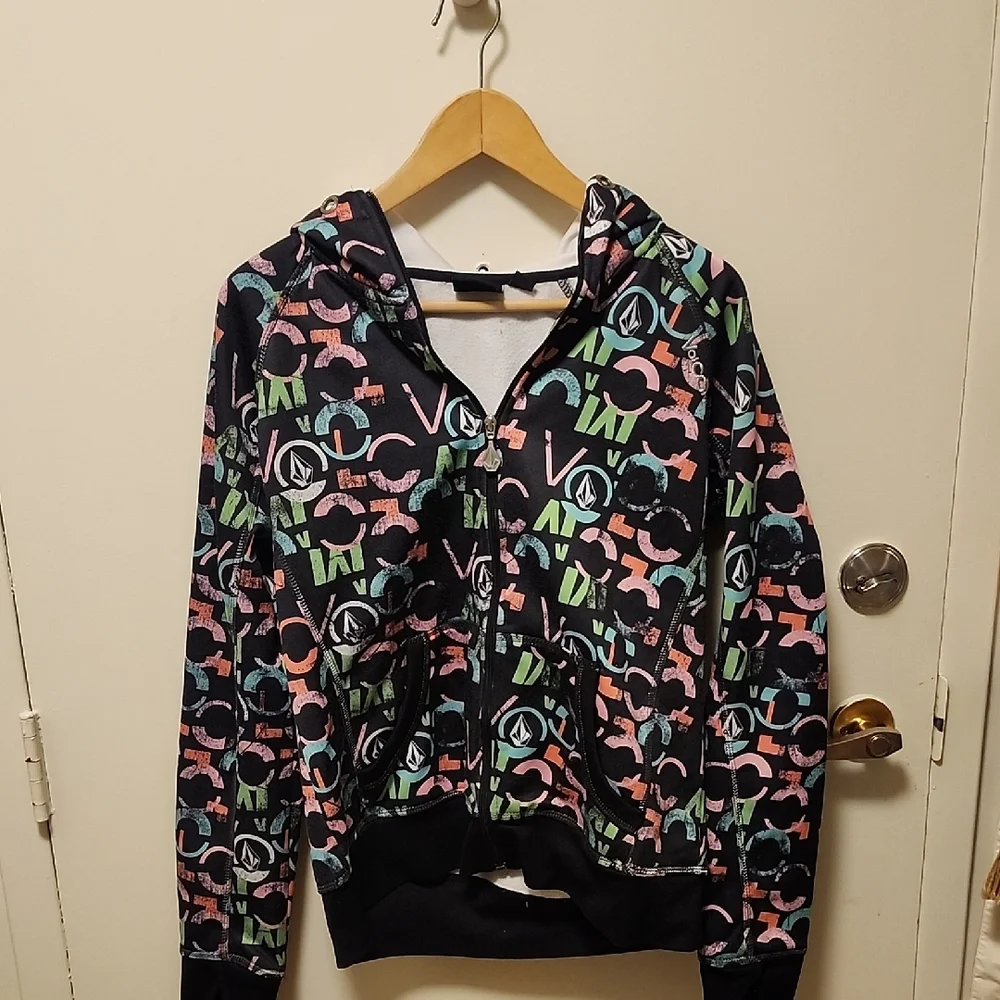 Volcom Black and White Hoodie - Picture 1 of 5
